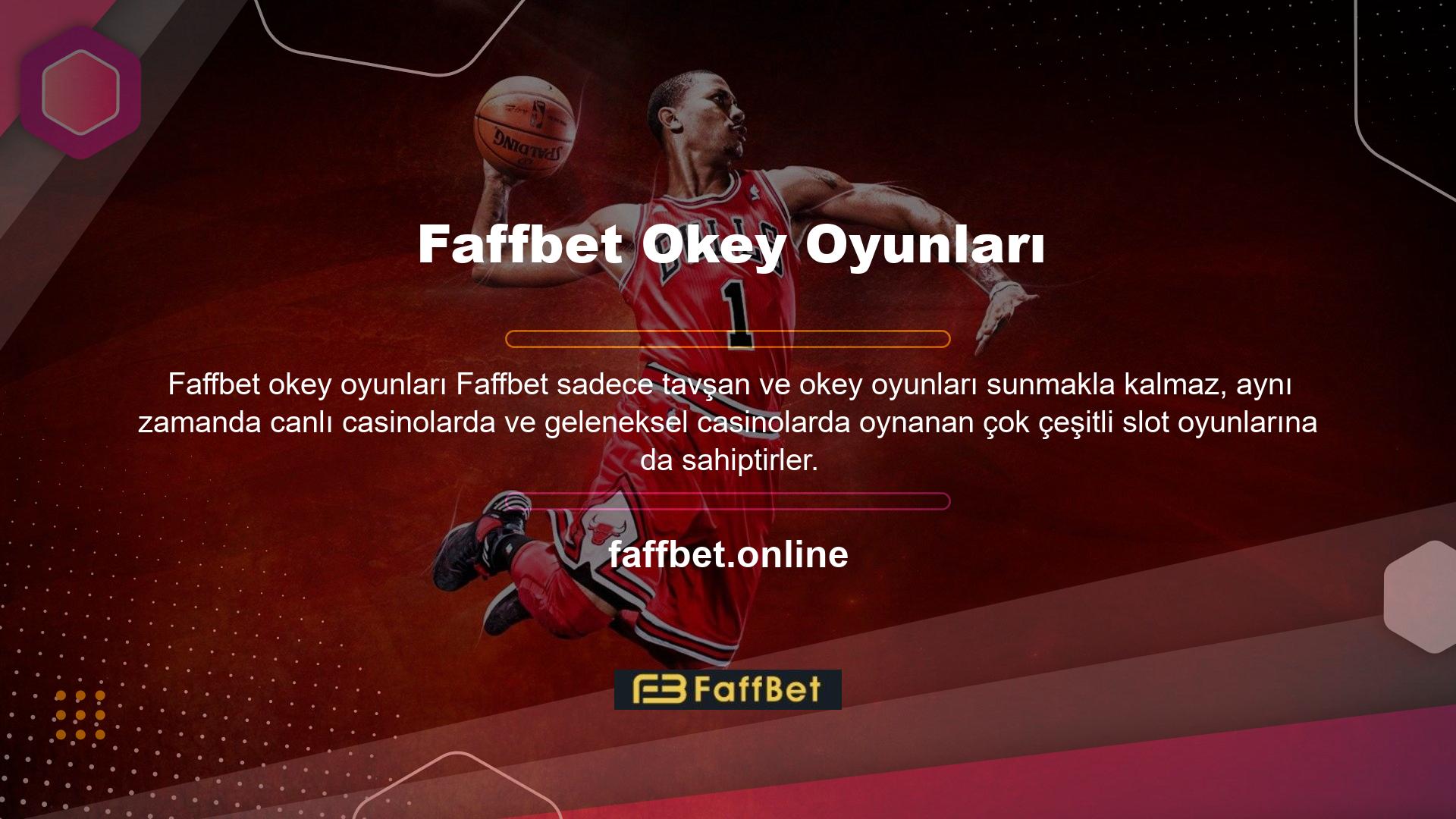 Faffbet casino oyunları nedir? Yuva başlığı altında bulunan farklı oyun seçeneklerine bir göz atın